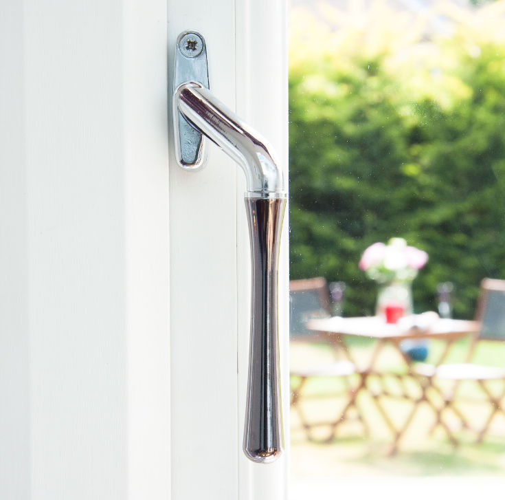 Window handles for sale in the UK - gunmetal teardrop